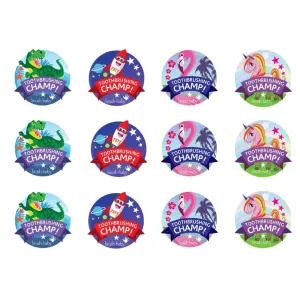 KidzSonic® Kids Electric Toothbrush Reward Stickers
