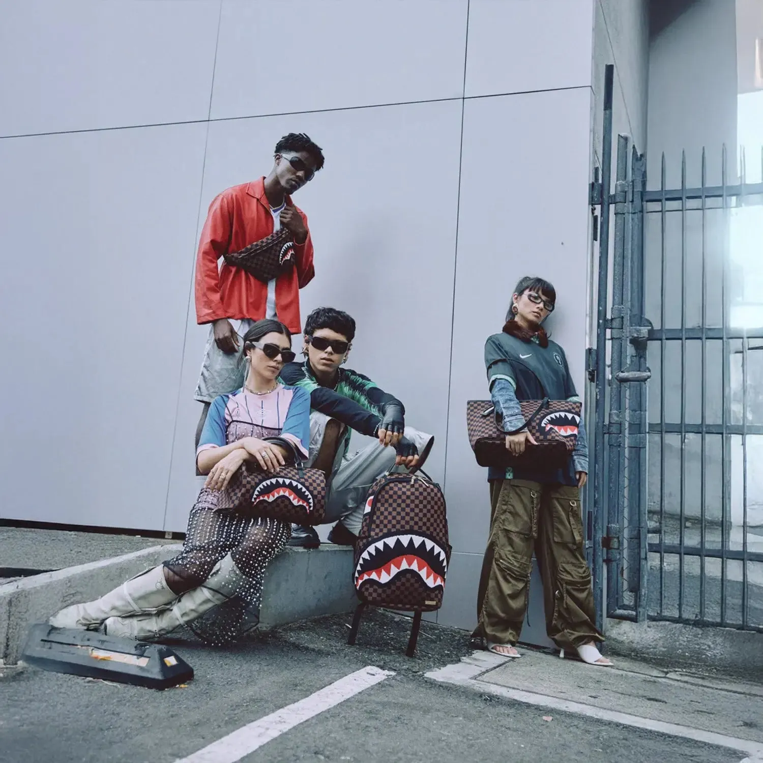 Knit Sharks In Paris 2.0 DLXSV Backpack