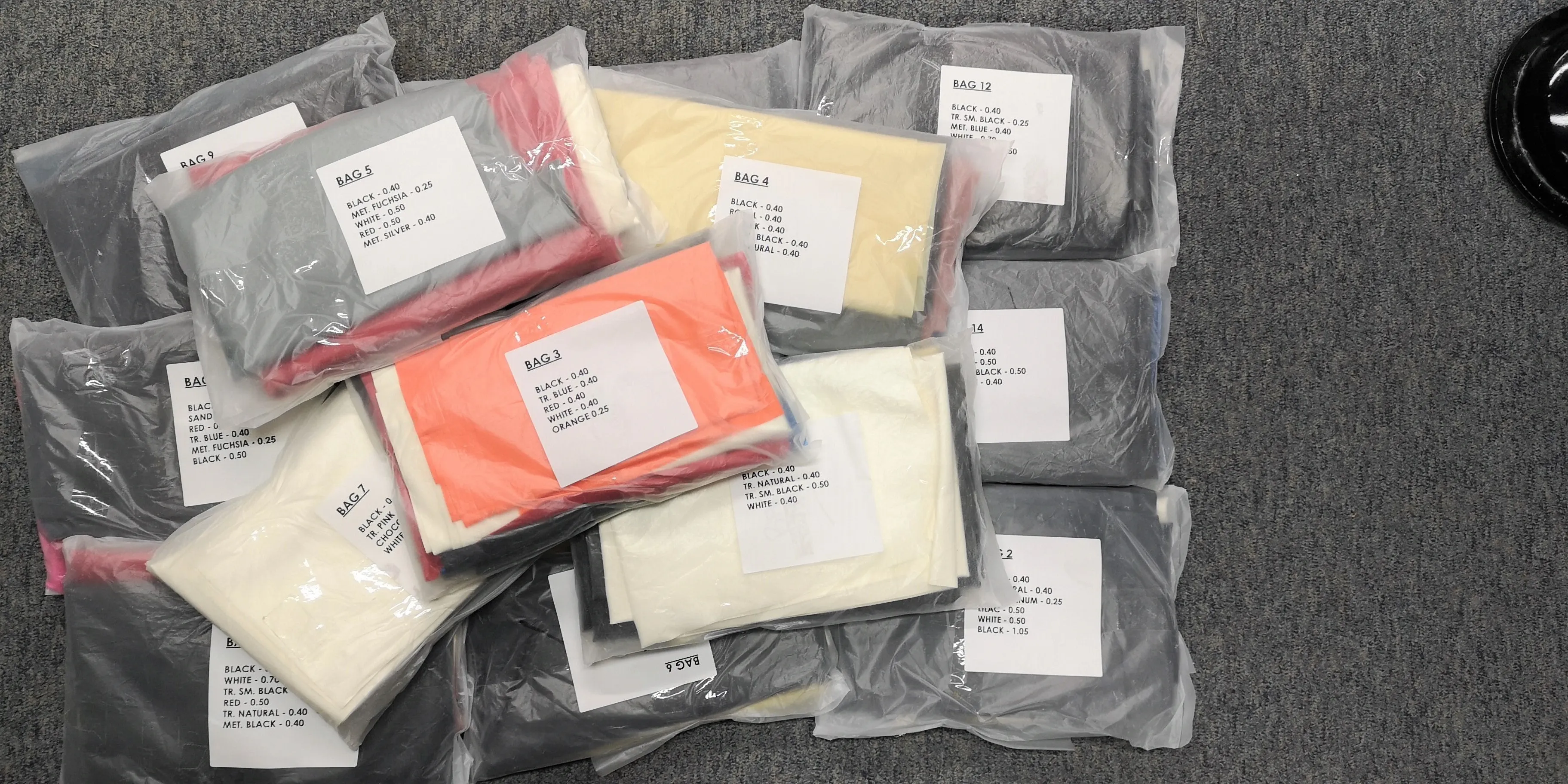 latex sheeting bag number 3 (1Kg)