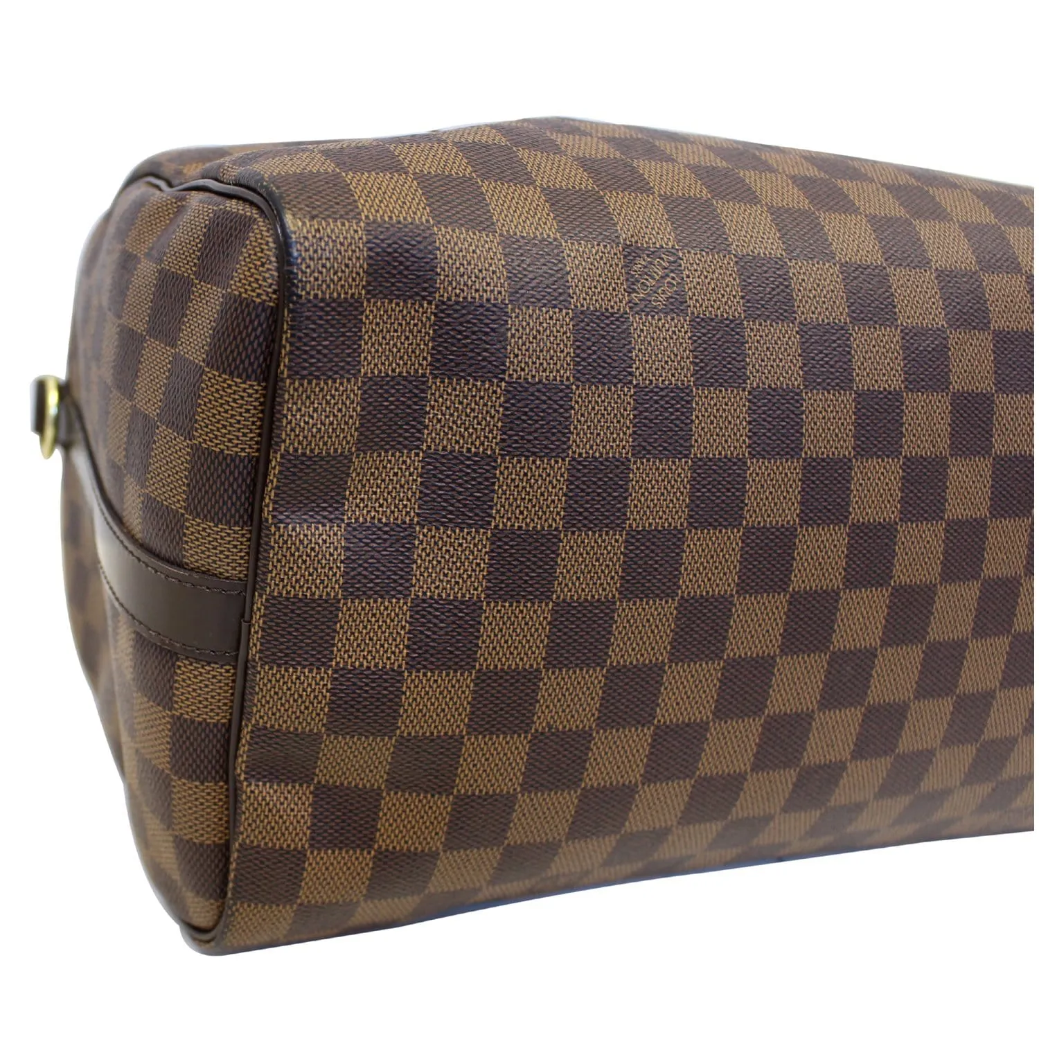 LOUIS VUITTON Damier Ebene Speedy 35 Bandouliere Shoulder Bag
