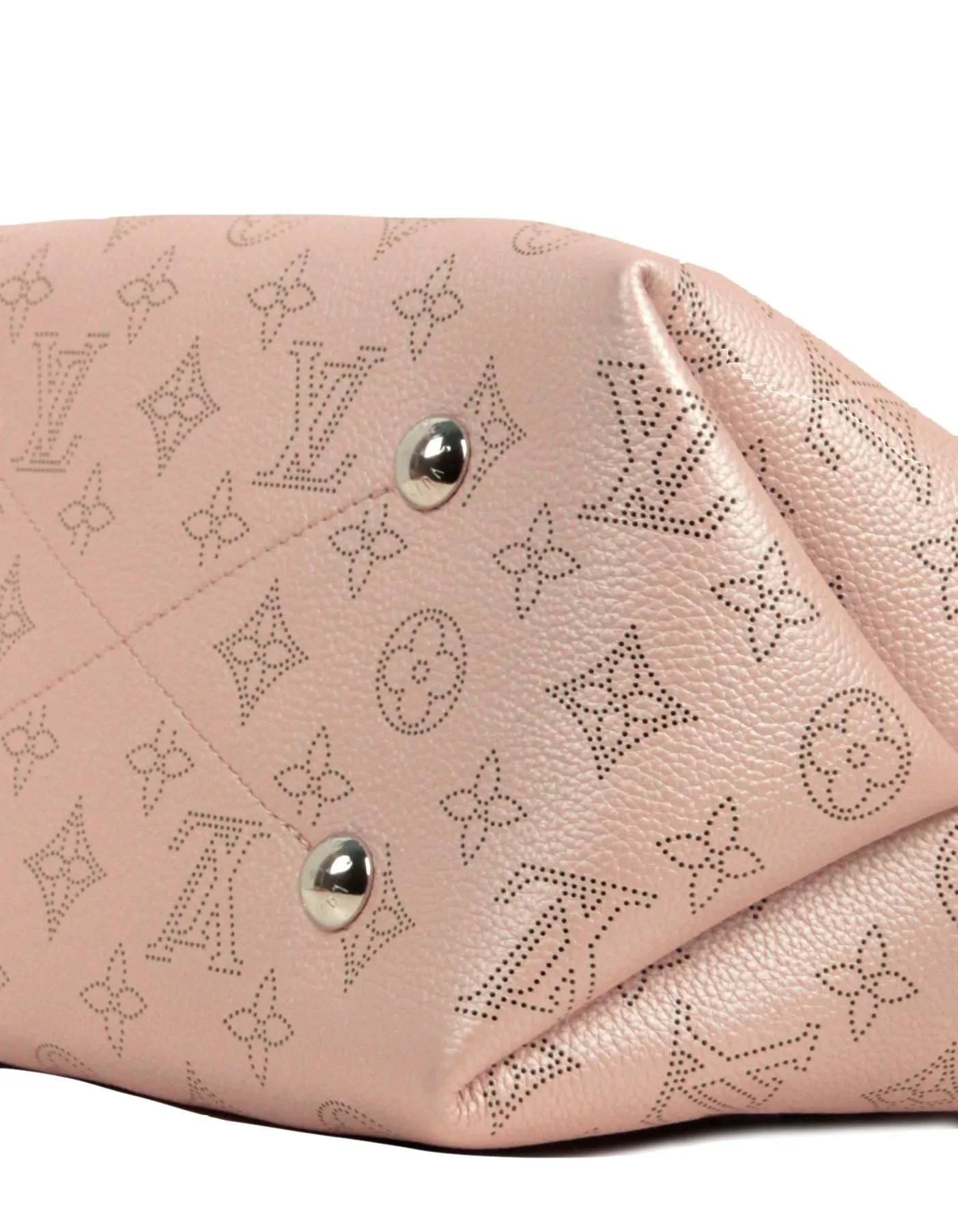 Louis Vuitton Metallic Coquille Mahina Monogram Bella Bucket Bag