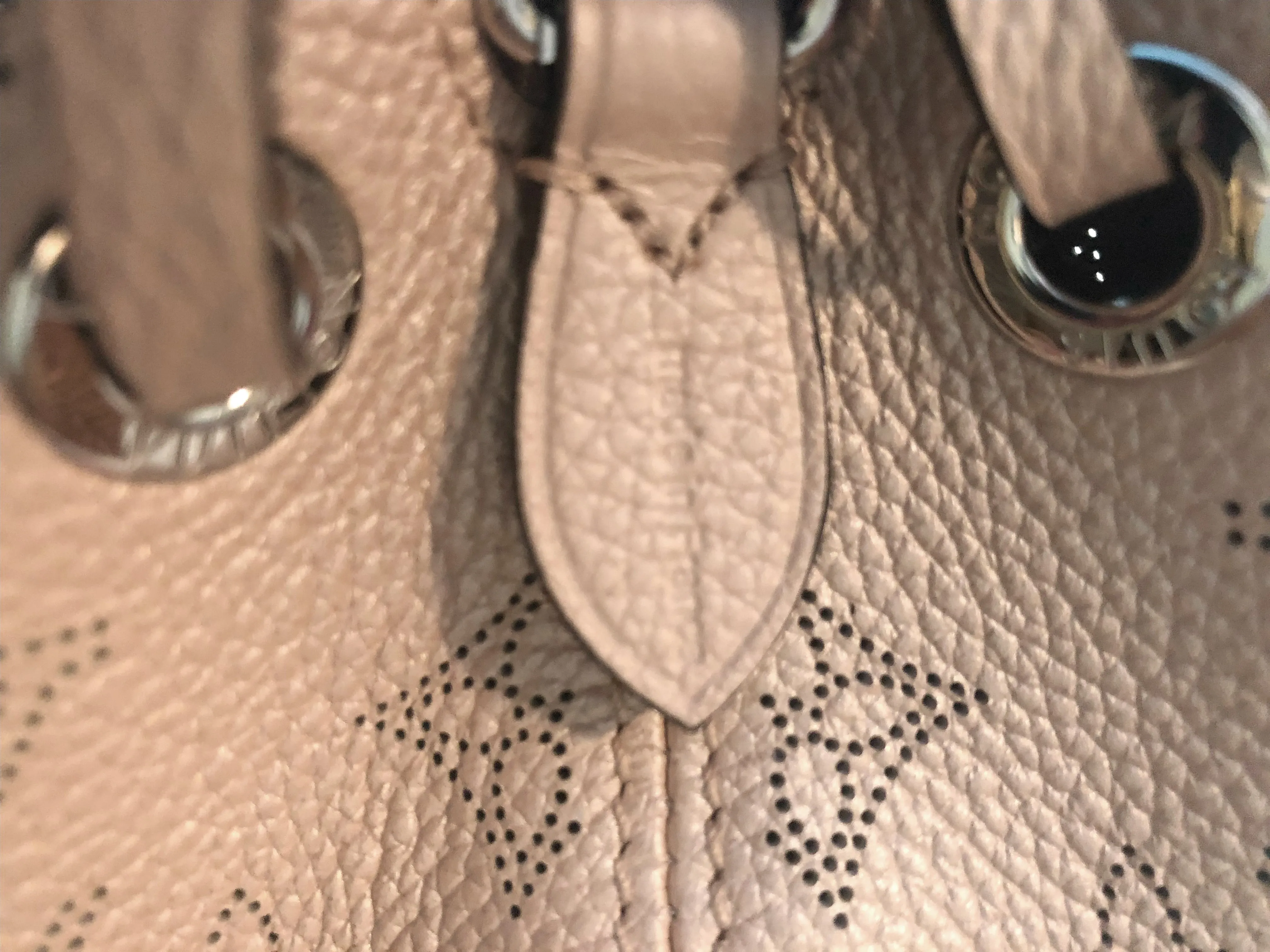 Louis Vuitton Metallic Coquille Mahina Monogram Bella Bucket Bag