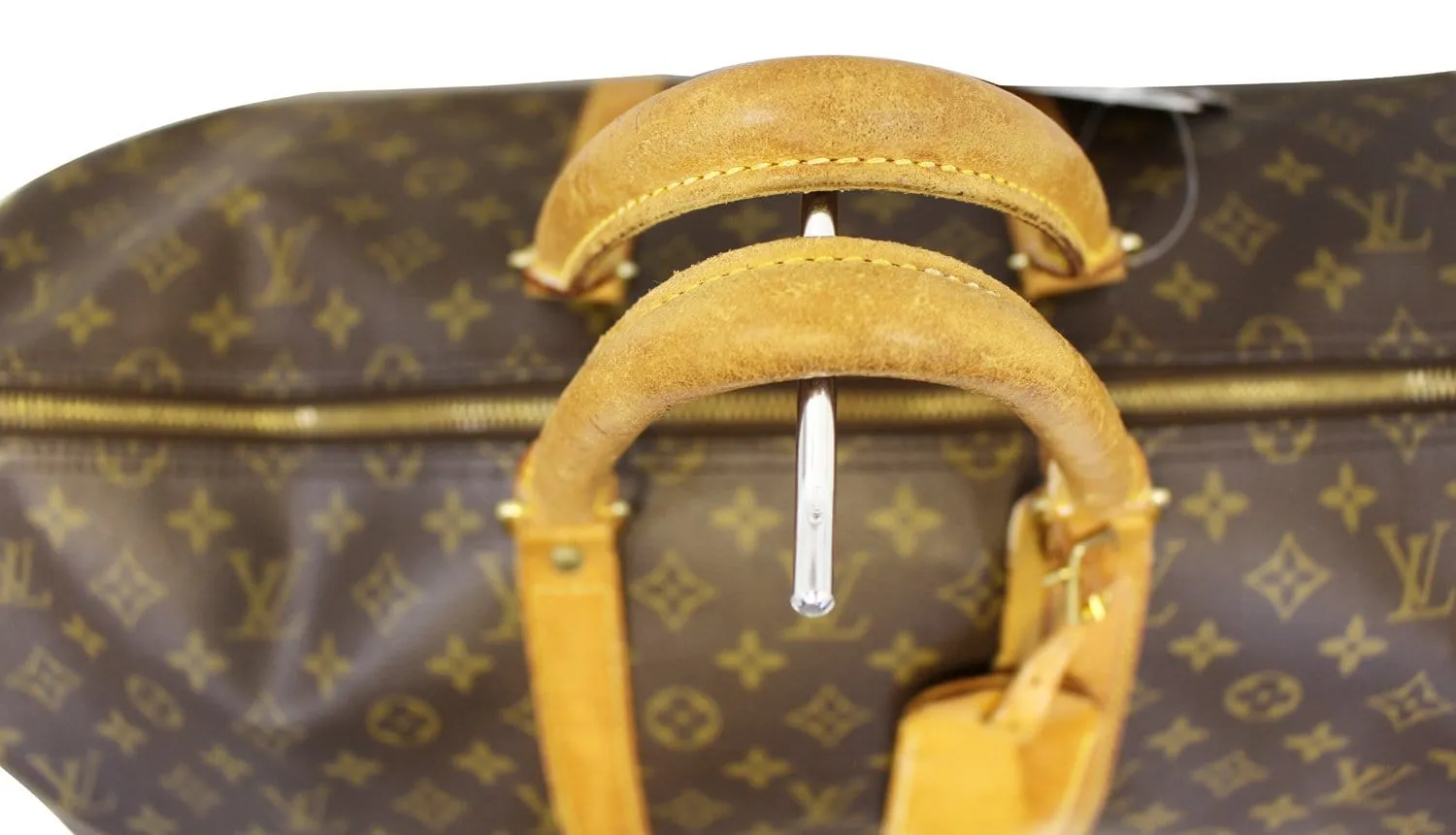 LOUIS VUITTON Monogram Canvas Keepall 55 Boston Bag
