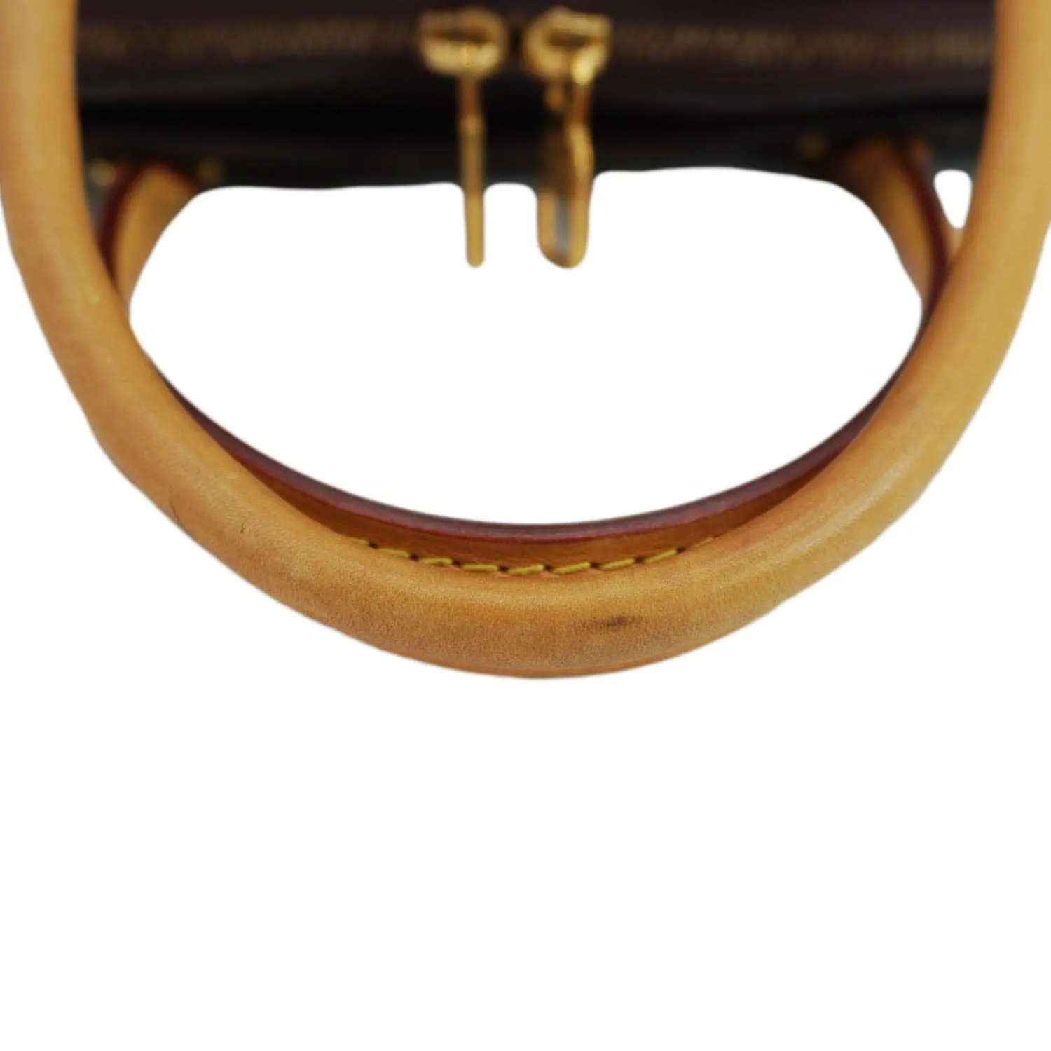 LOUIS VUITTON Pallas MM Monogram Canvas Shoulder Bag Brown