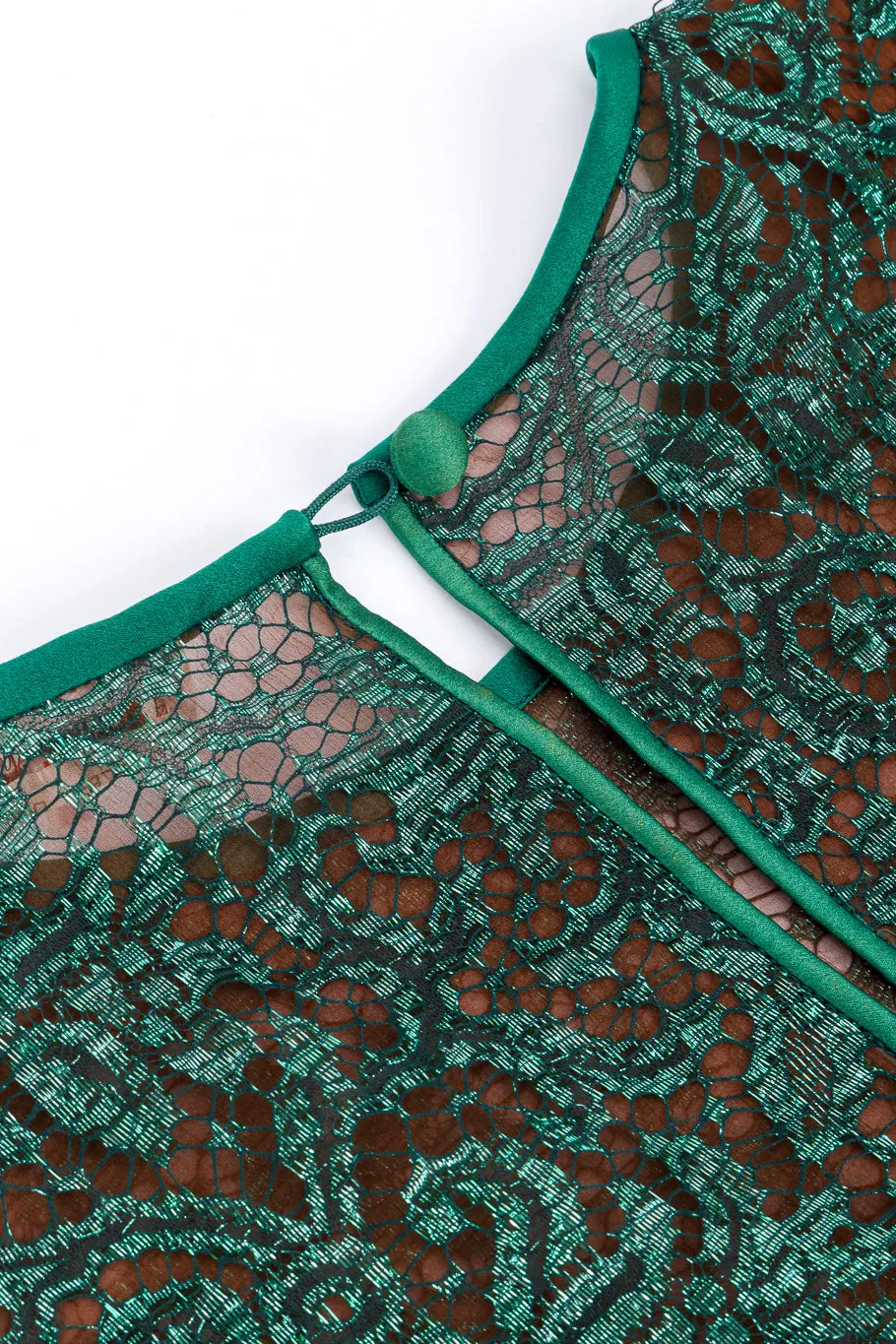 Metallic Lace Blouse