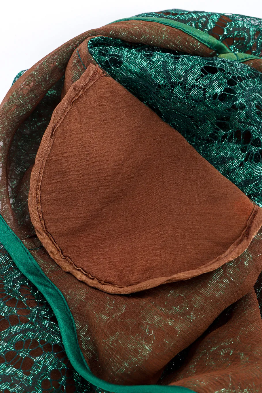 Metallic Lace Blouse