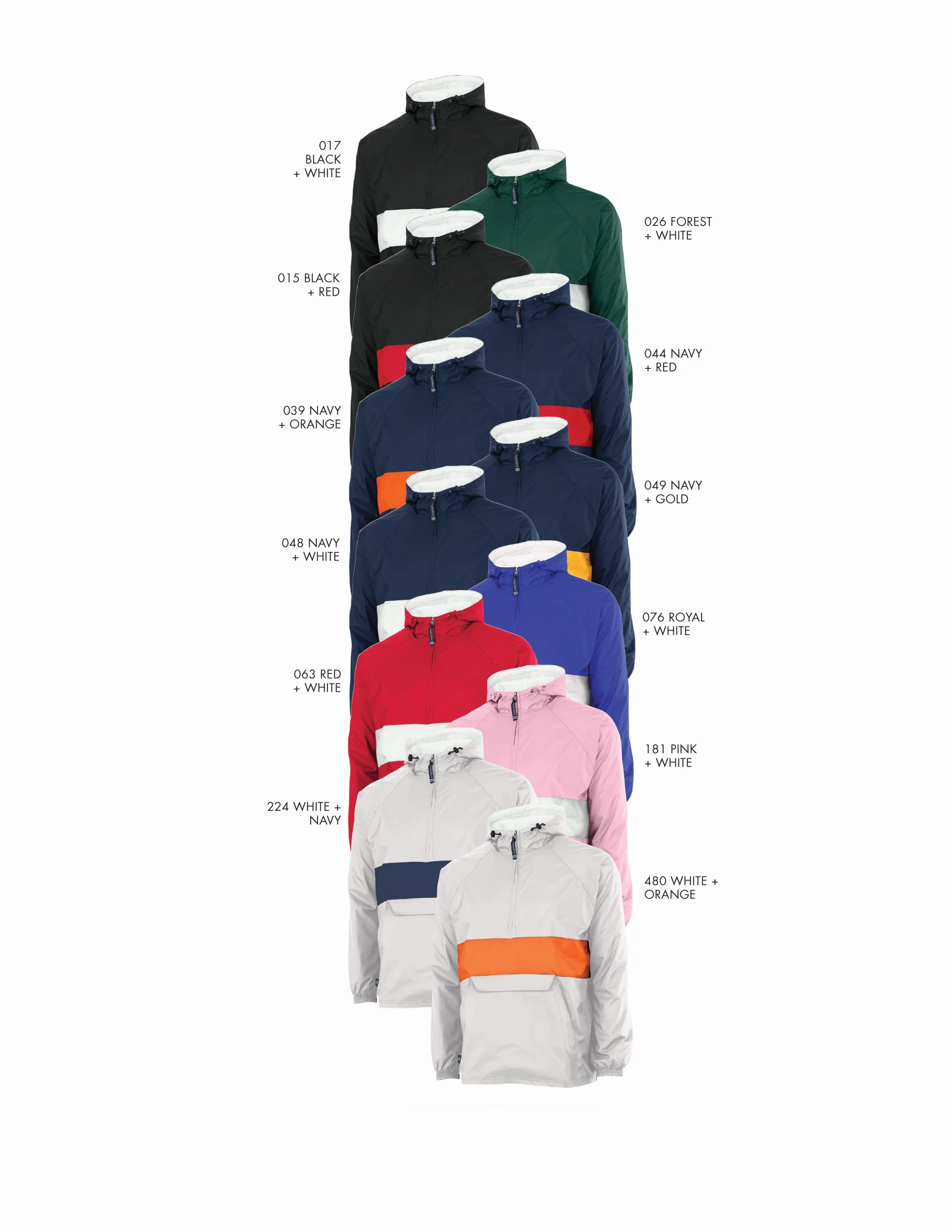 Phi Kappa Psi Rugby Striped Lined Windbreaker