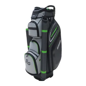 Premium Cart Bag - Lime / Grey / Charcoal