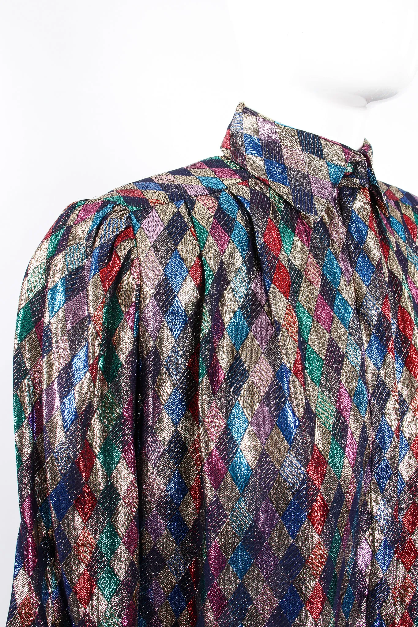 Rainbow Metallic Diamond Blouse II