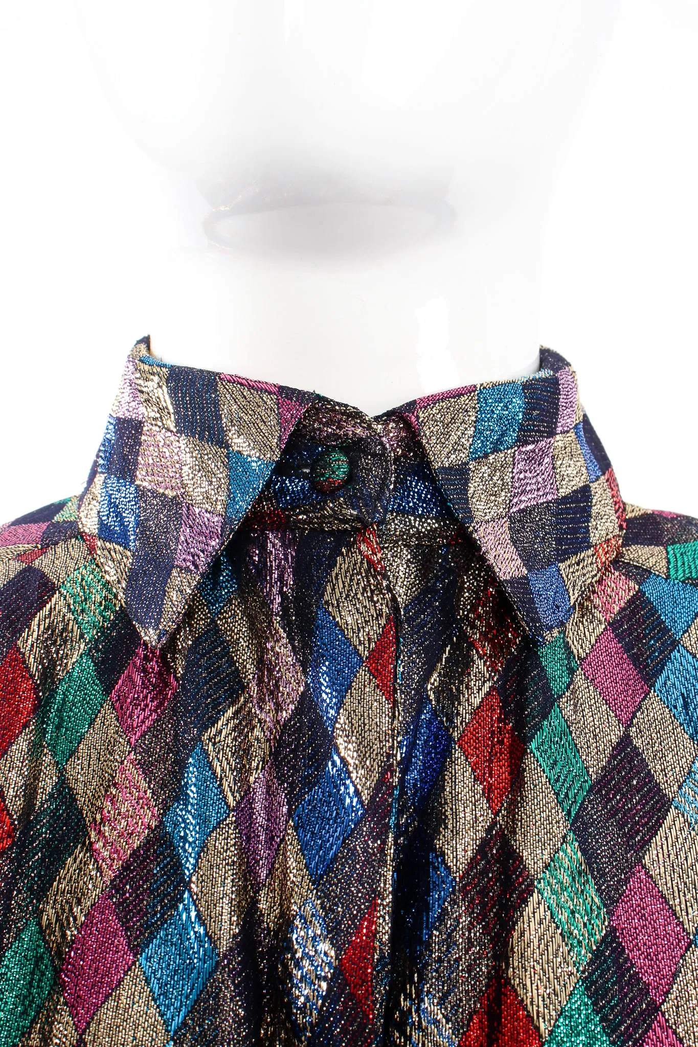 Rainbow Metallic Diamond Blouse II