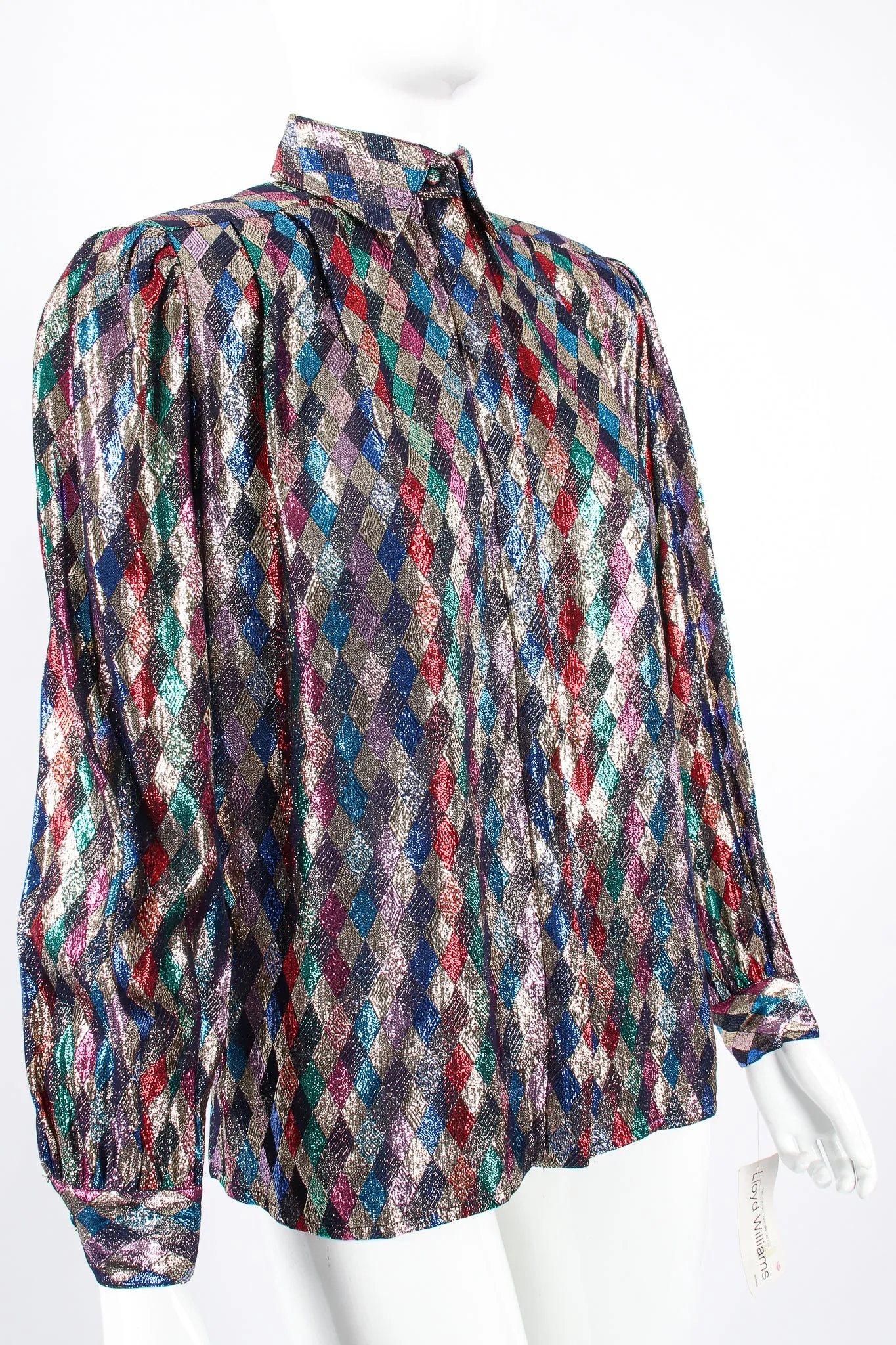 Rainbow Metallic Diamond Blouse II
