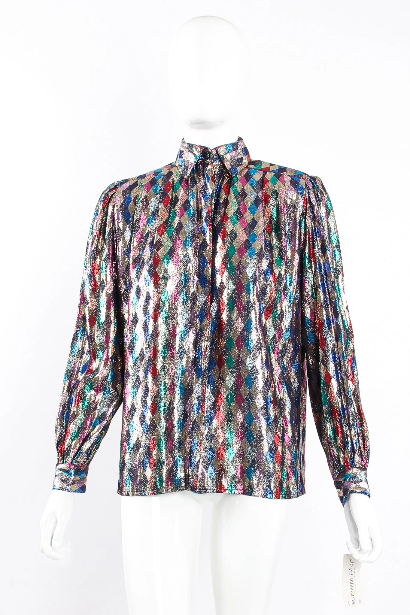 Rainbow Metallic Diamond Blouse II