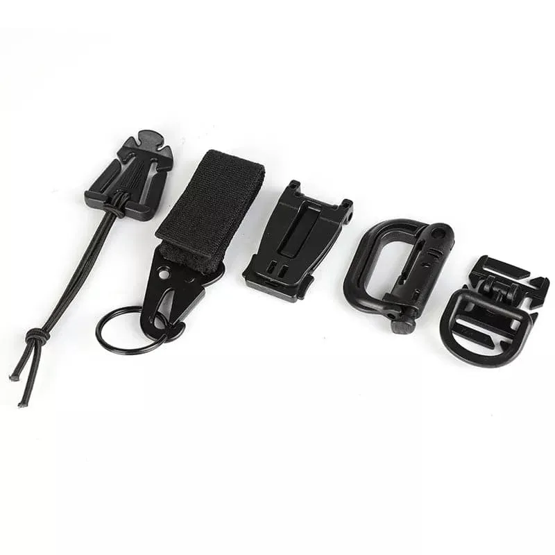 Recon MOLLE  Buckle accessories Tactical Gear kit 5 Pce