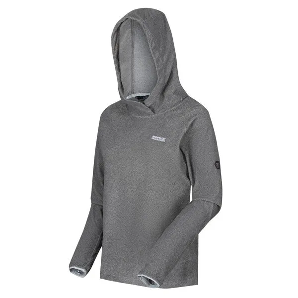Regatta Women's Montes Lightweight Fleece Hoody Light Steel/Black