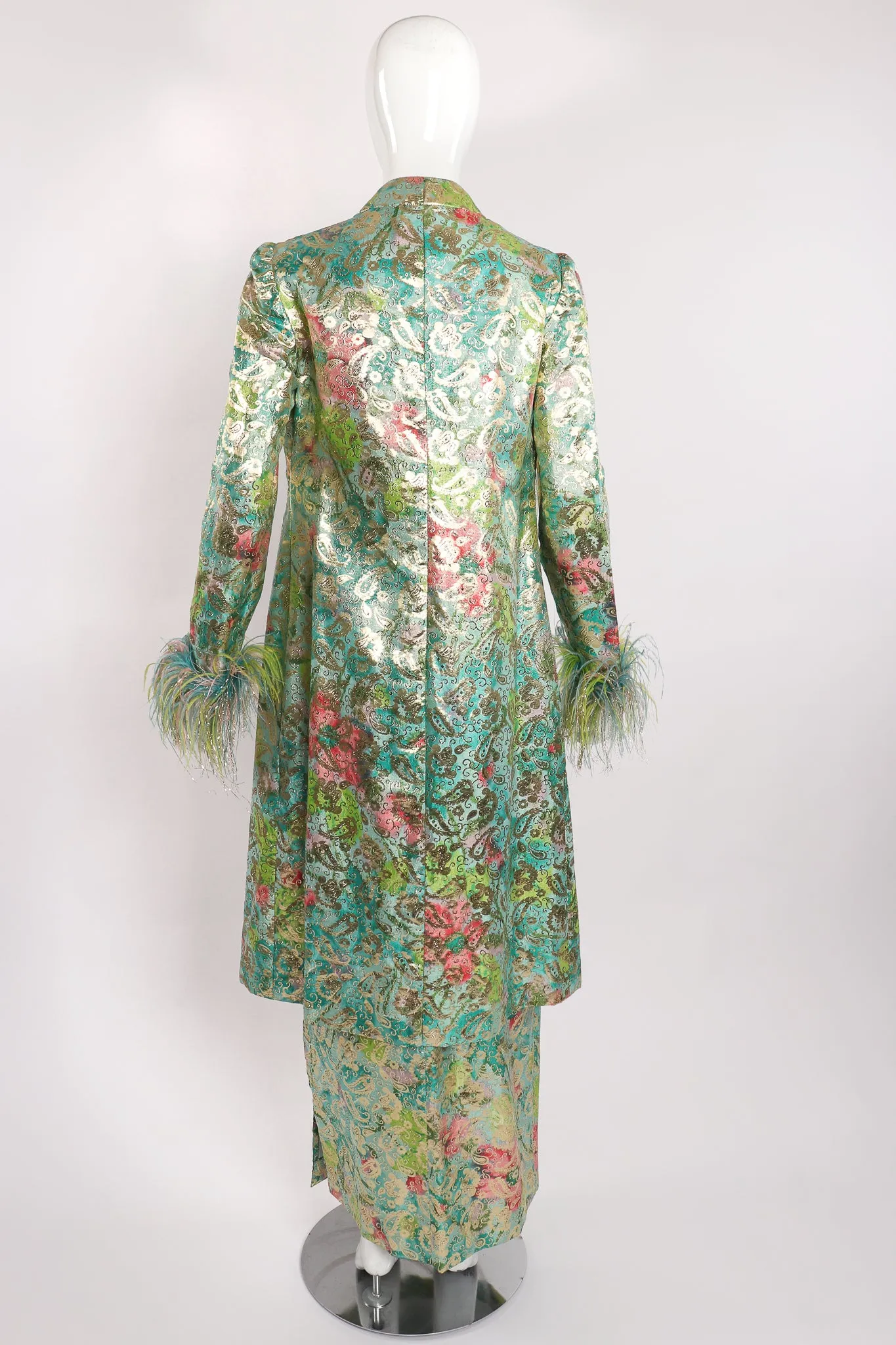 Romantica Brocade Duster & Skirt Set