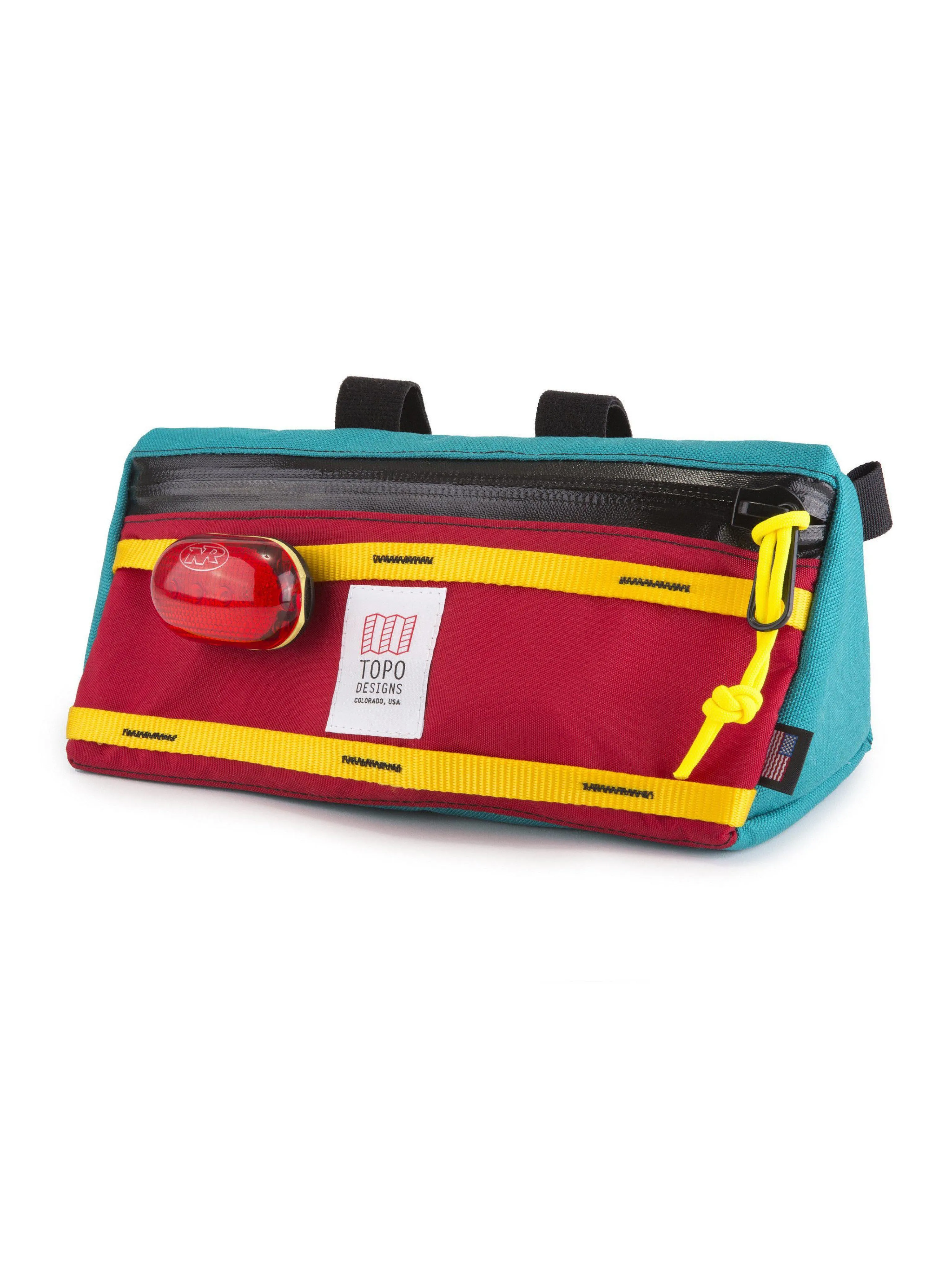 Topo Designs Bike Bag Red Black
