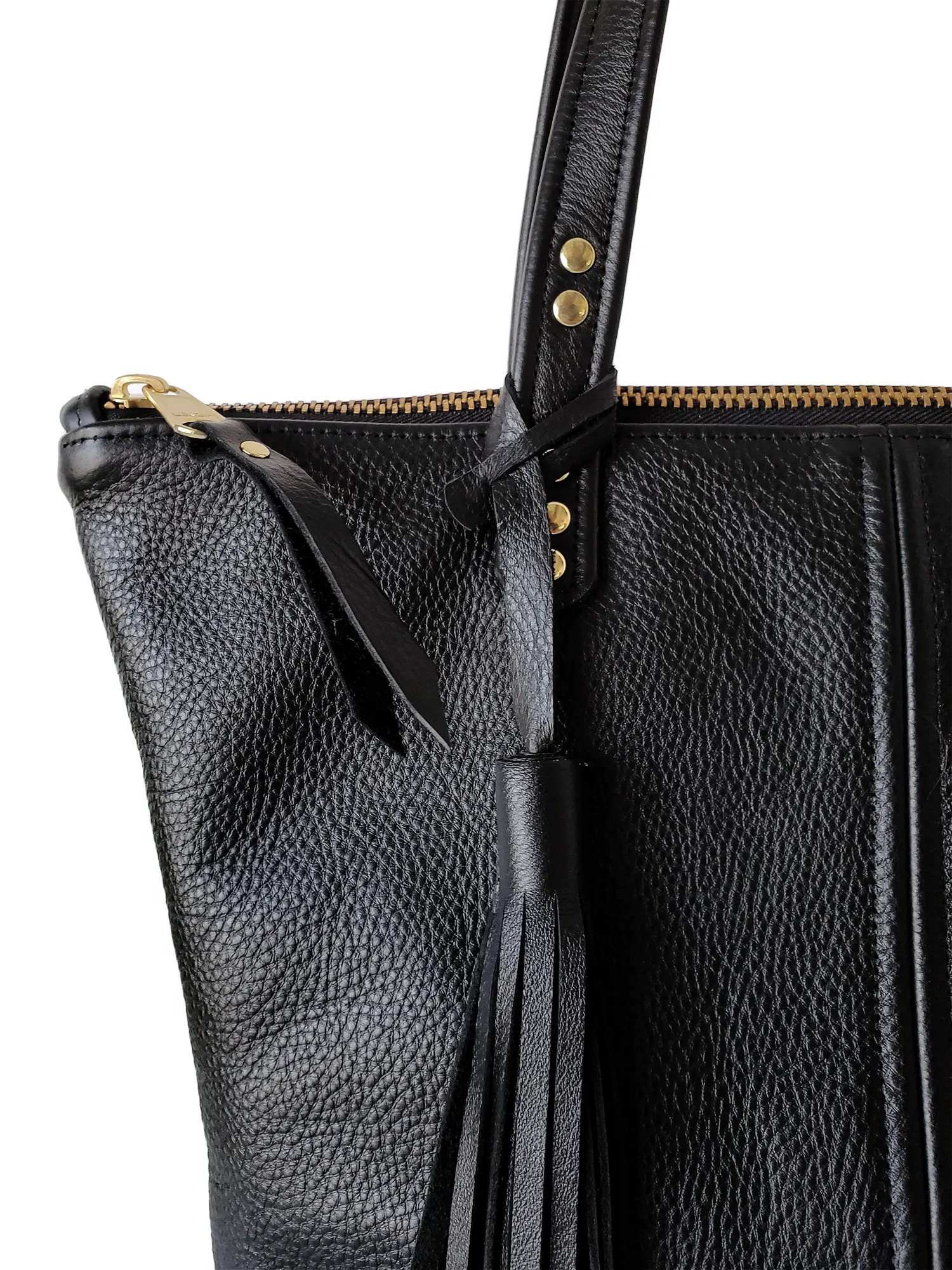 Traveler Tote ~ Black Nassa