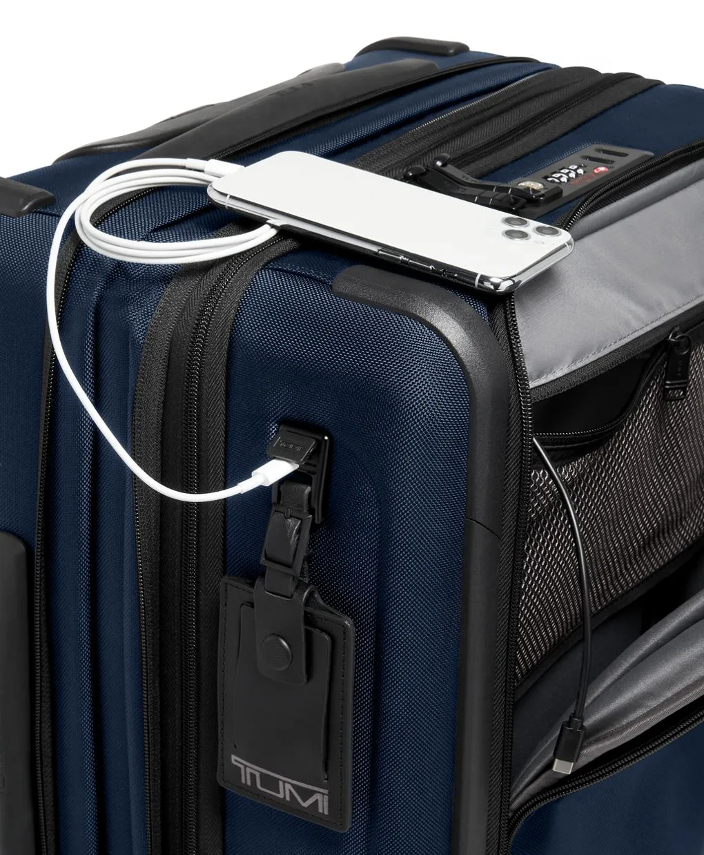 TUMI Alpha Continental Dual Access 4 Wheeled Carry-On - Navy