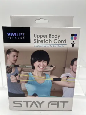 VIVILIFE Fitness Upper Body Stretch Cord Band Black Home Gym Office COMBINE Ship