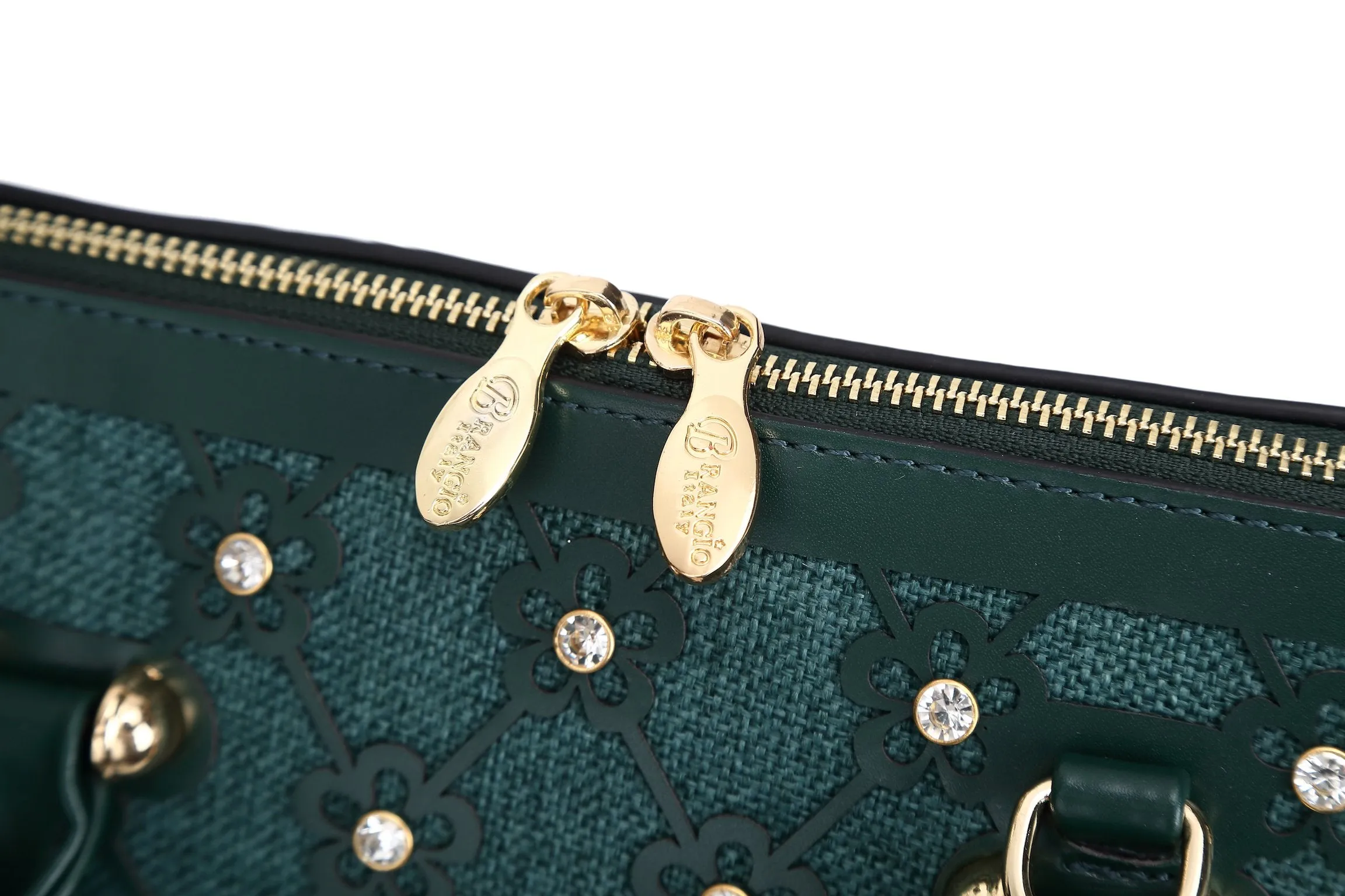 Wildflower Blossom Handmade Classy Canvas Medium Satchel [KO3001]
