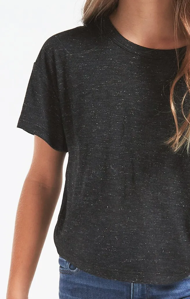 Z Supply Girls Nattie Sparkle Tee - Black