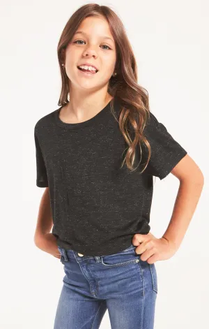 Z Supply Girls Nattie Sparkle Tee - Black